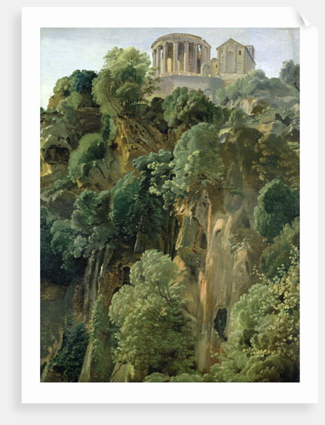 The Temple of Vesta and the Sibyls at Tivoli, 1834 by Friedrich Nerly