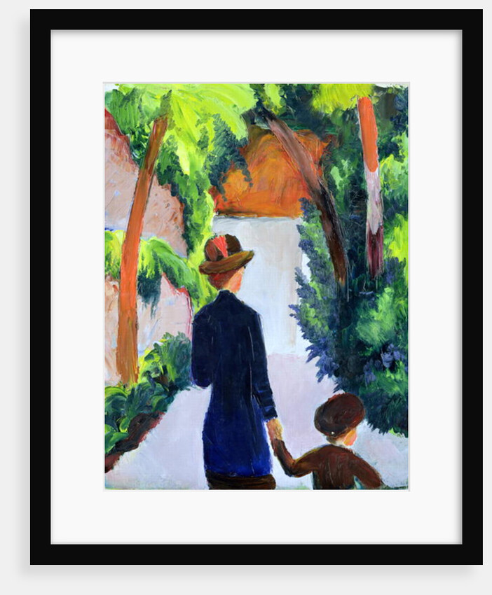 Mother and Child in the Park, 1914 by August Macke