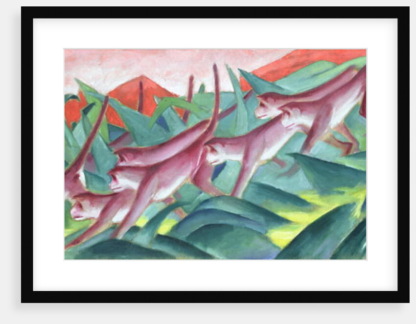 Monkey Frieze, 1911 by Franz Marc