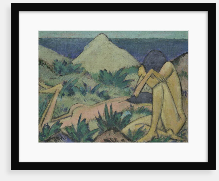 Nudes in Dunes, c.1919-20 by Otto Muller or Mueller