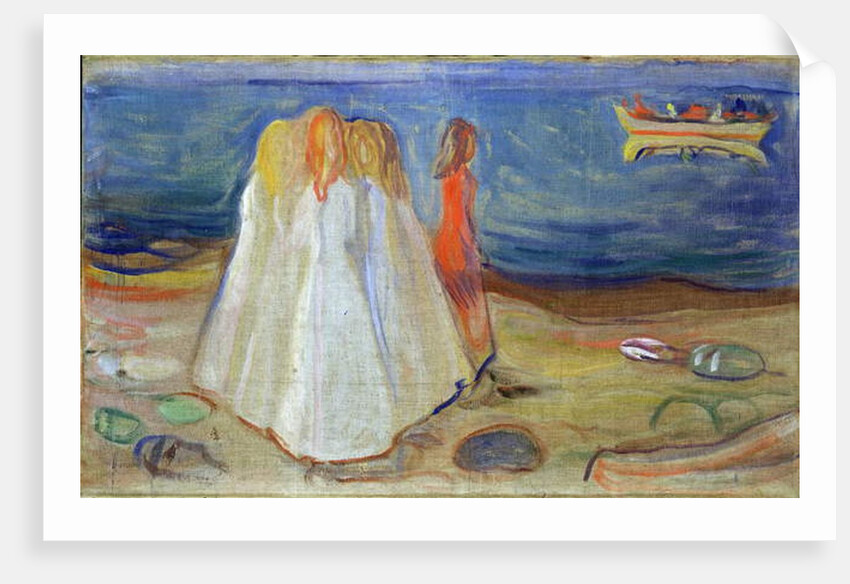 Girls at the Seaside, 1906 by Edvard Munch