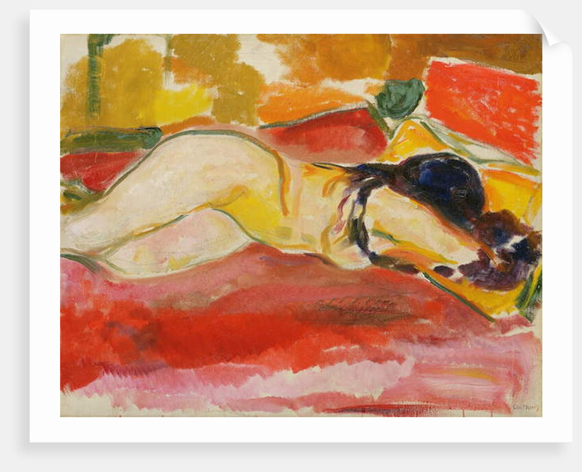 Reclining Female Nude, 1912/13 by Edvard Munch