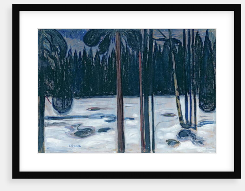 Winter Landscape by Edvard Munch