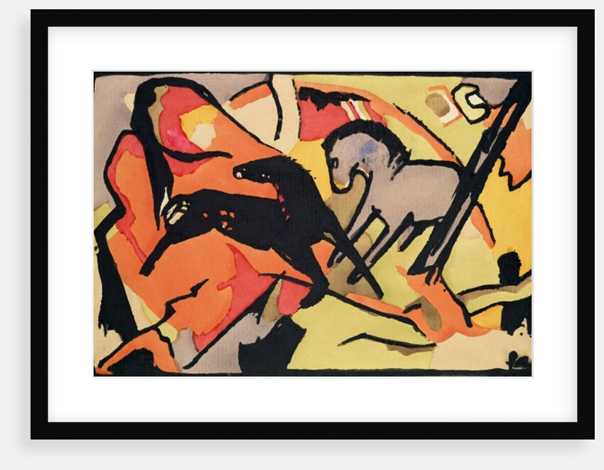 Two Horses, 1911/12 by Franz Marc