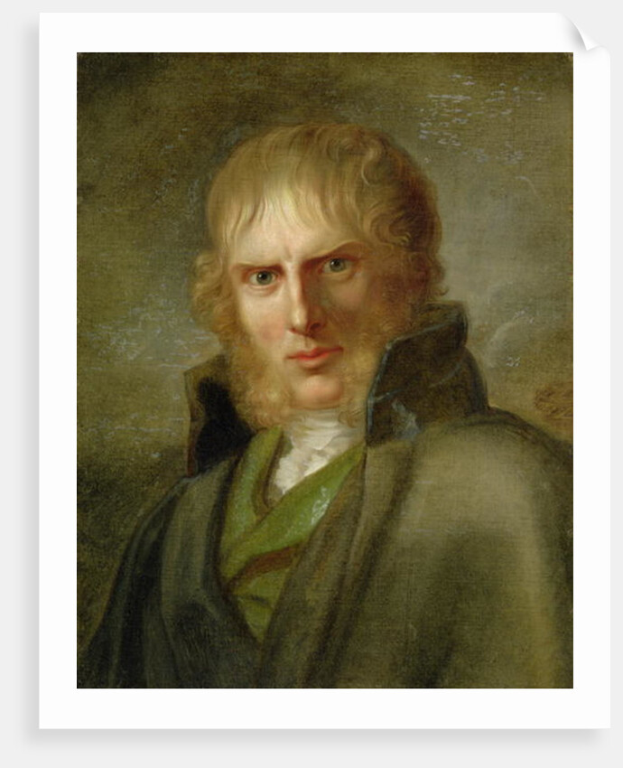 Portrait of Caspar David Friedrich by Franz Gerhard von Kugelgen