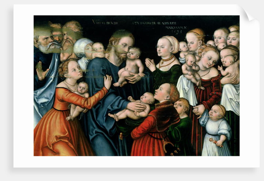 Suffer the Little Children to Come Unto Me, 1538 by Lucas the Elder Cranach