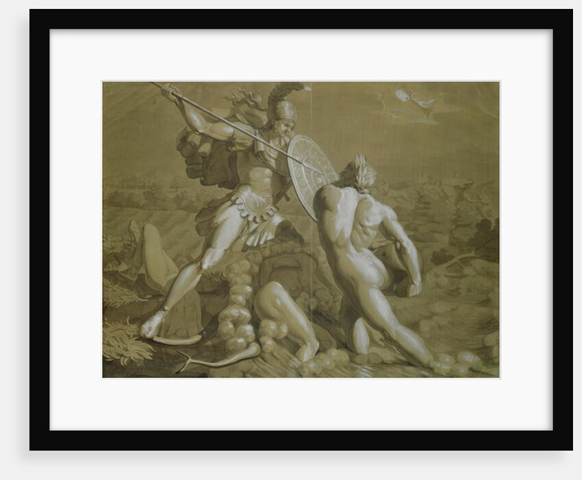 Fight of Achilles with the River Scamander by Philipp Otto Runge