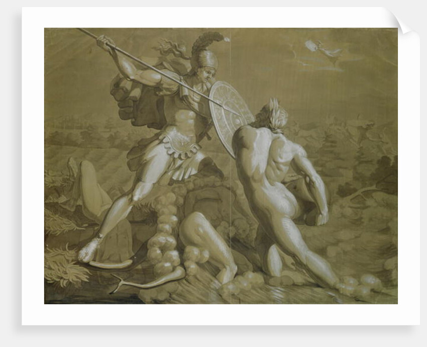 Fight of Achilles with the River Scamander by Philipp Otto Runge