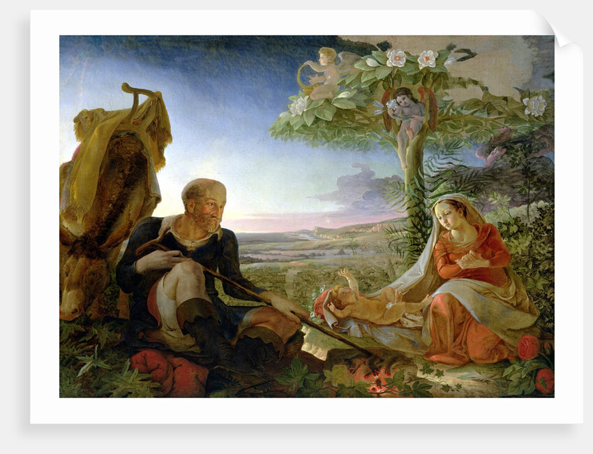 Rest on the Flight into Egypt, 1805-6 by Philipp Otto Runge