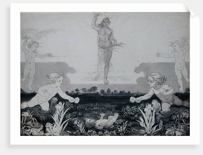 Study for the lower half of 'The Morning', 1803 by Philipp Otto Runge