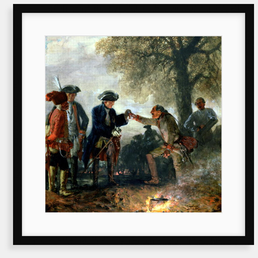 Frederick the Great with Zieten at the Camp, 1852 by Adolph Friedrich Erdmann von Menzel