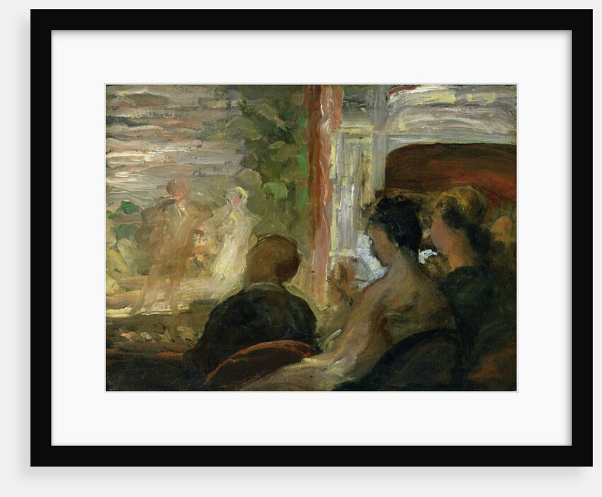 A Box at the Theatre, c.1865-70 by Honore Daumier