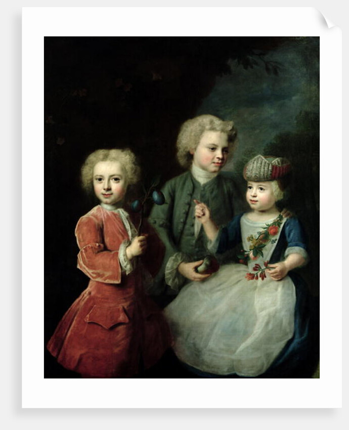 The Children of Councillor Barthold Heinrich Brockes by Balthasar Denner