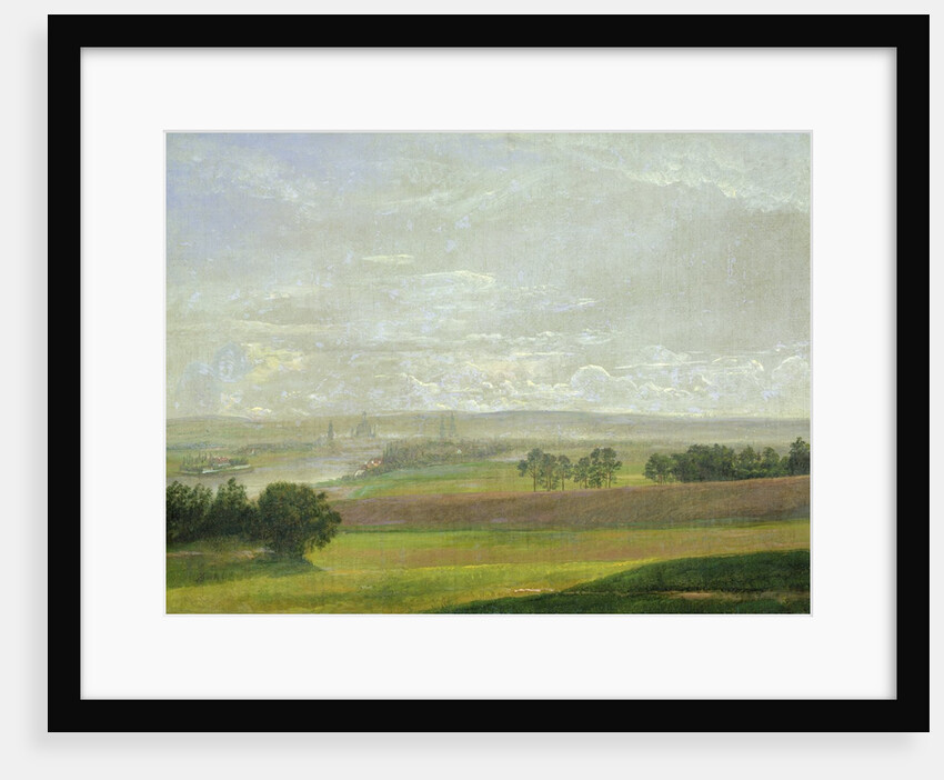 The Elbe Valley Near Dresden by Johan Christian Dahl