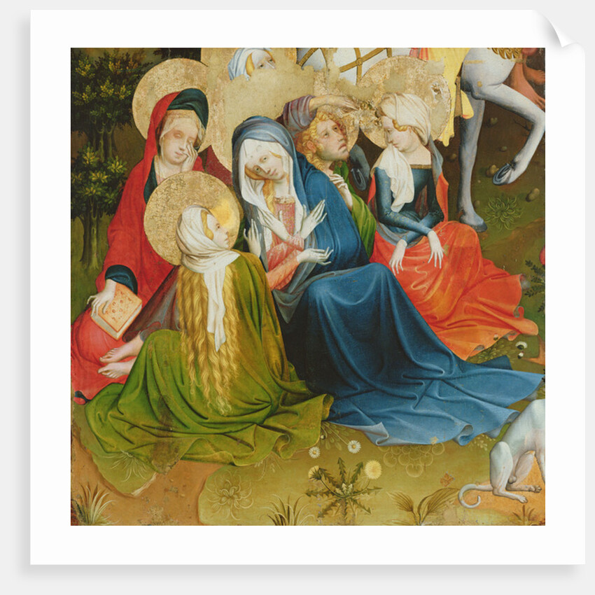 Group of Women at the Crucifixion, panel from the St. Thomas Altar from St. John's Church, Hamburg, begun in 1424 by Francke Master