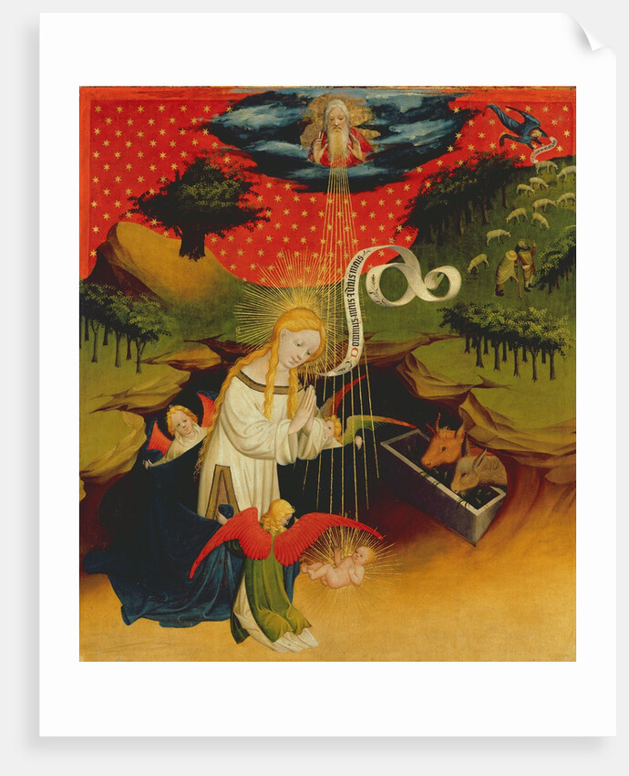 The Nativity, panel from the St. Thomas Altar from St. John's Church, Hamburg, begun in 1424 by Francke Master