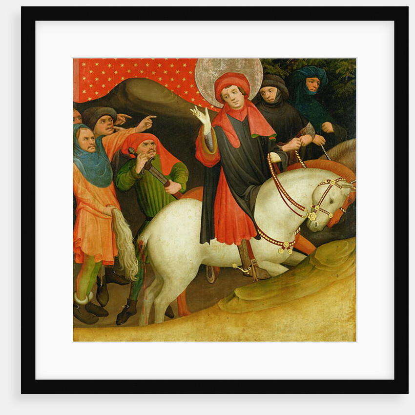 The Mocking of St. Thomas, panel from the St. Thomas Altar from St. John's Church, Hamburg, begun in 1424 by Francke Master