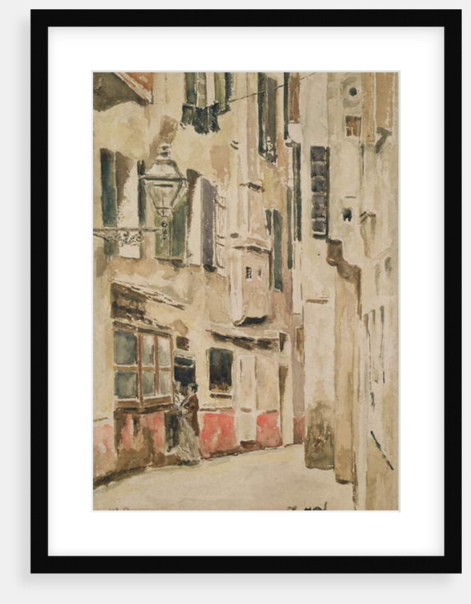 Venetian Street, 1878 by Max Liebermann