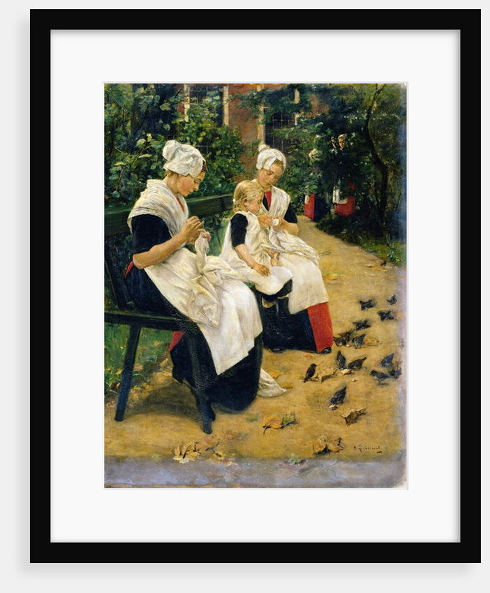 Amsterdam Orphans in the Garden, 1885 by Max Liebermann