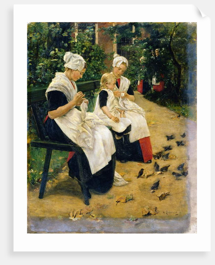 Amsterdam Orphans in the Garden, 1885 by Max Liebermann