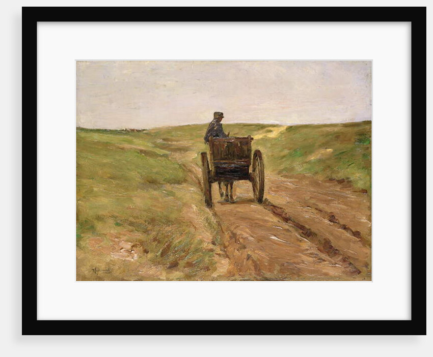 Cart in Katwijk, 1889 by Max Liebermann