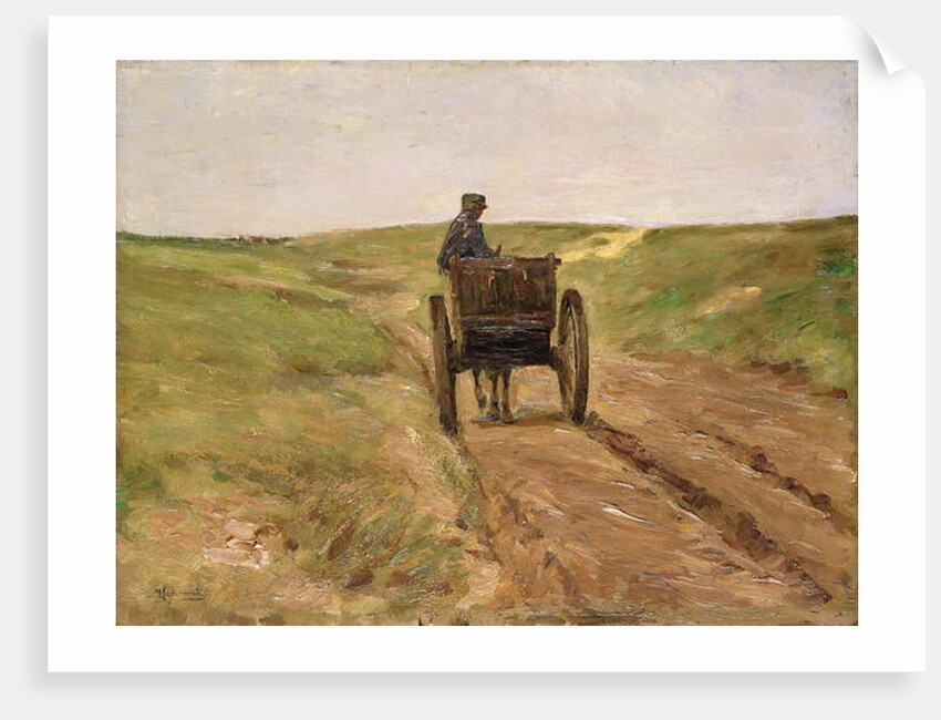 Cart in Katwijk, 1889 by Max Liebermann