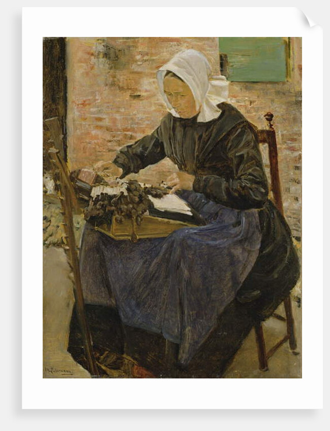A Dutch Lace-Maker, 1881 by Max Liebermann