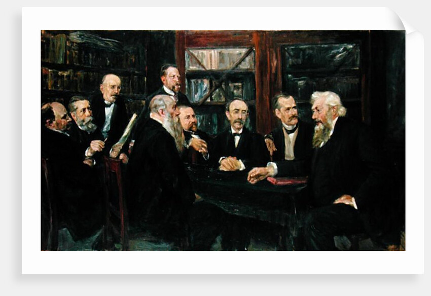 The Hamburg Convention of Professors, 1906 by Max Liebermann