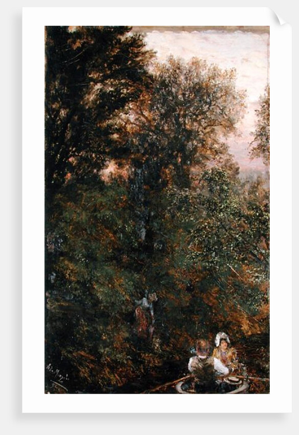 Boat Trip, 1892 by Adolph Friedrich Erdmann von Menzel