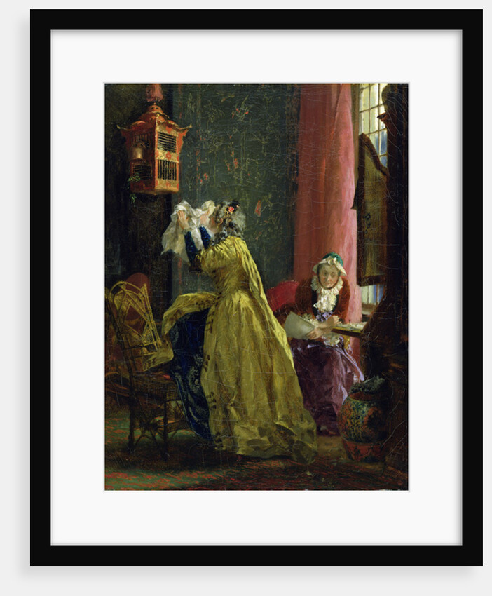 In the Boudoir, 1851 by Adolph Friedrich Erdmann von Menzel