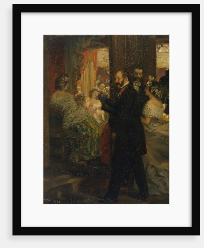 In the Opera House, 1862 by Adolph Friedrich Erdmann von Menzel