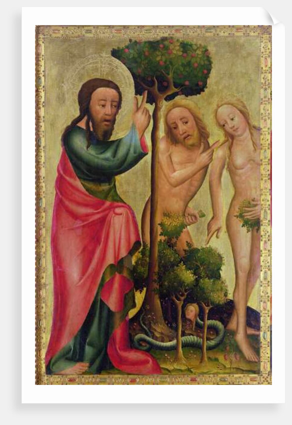 God the Father Punishes Adam and Eve by Master Bertram of Minden