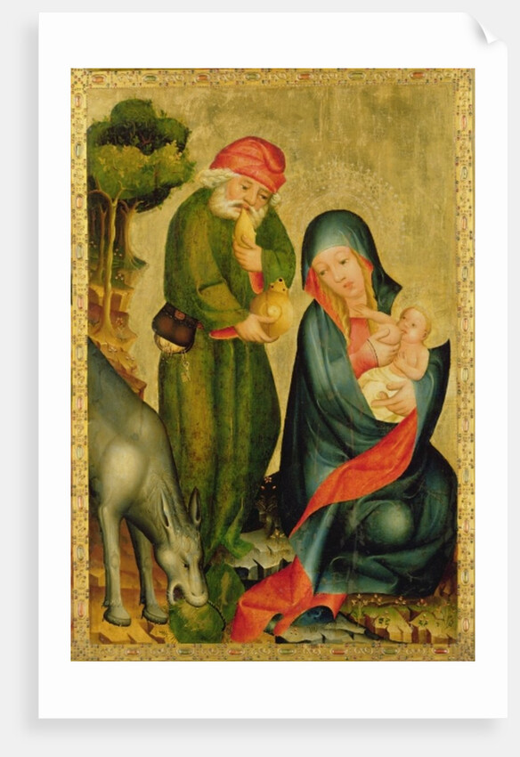 Rest on the Flight to Egypt by Master Bertram of Minden