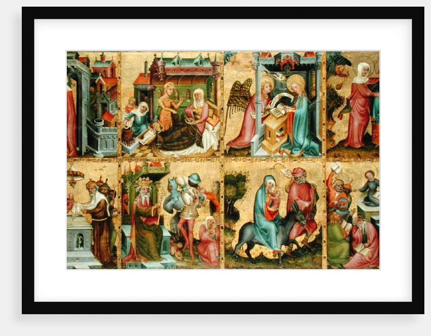 The Buxtehude Altar, central panel, 1400-10 by Master Bertram of Minden