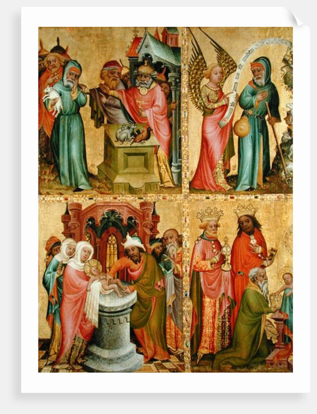 Joachim's Sacrifice and the Circumcision of Christ by Master Bertram of Minden
