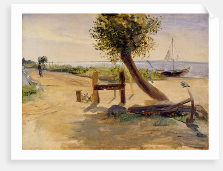 The Banks of the Elbe, 1840 by Jacob Gensler