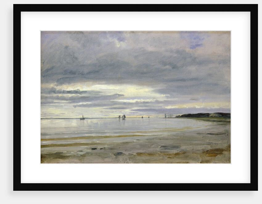 The Beach at Blankenese, 8th October 1842 by Jacob Gensler