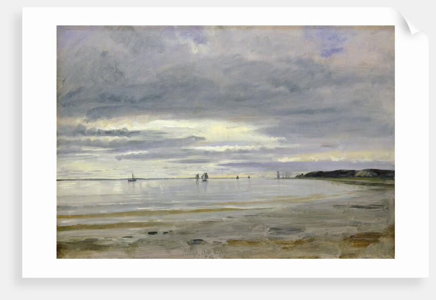 The Beach at Blankenese, 8th October 1842 by Jacob Gensler