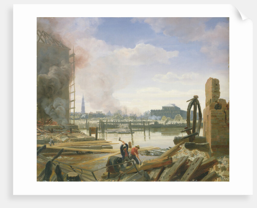 Hamburg After the Fire, 1842 by Jacob Gensler