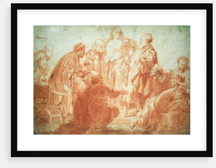 The Doubting Thomas by Rembrandt Harmensz. van Rijn