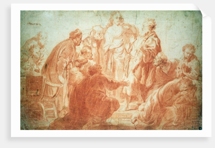 The Doubting Thomas by Rembrandt Harmensz. van Rijn