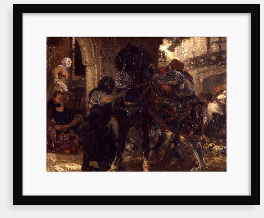 The Knight in the Smithy, 1865 by Adolph Friedrich Erdmann von Menzel