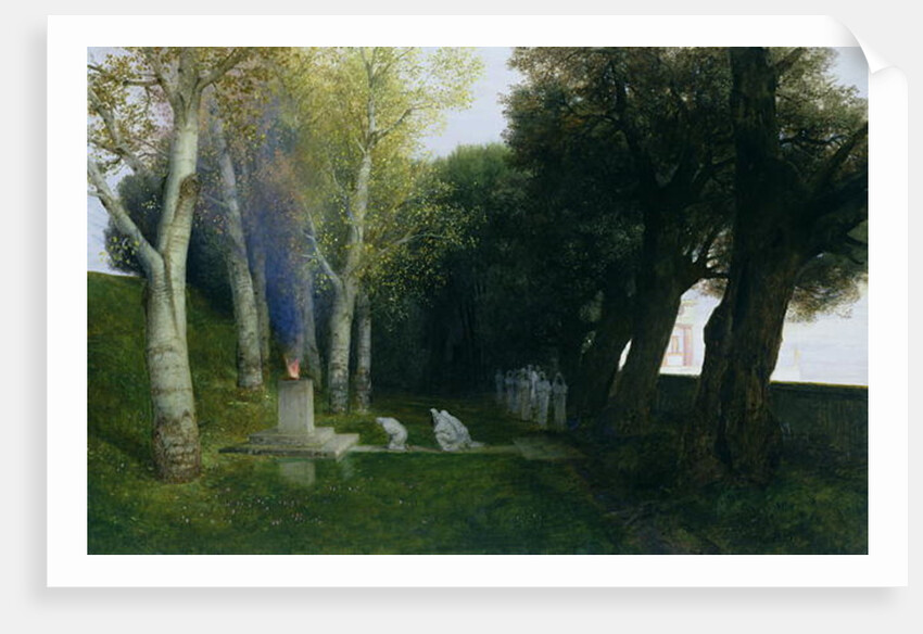 Sacred Grove, 1886 by Arnold Bocklin