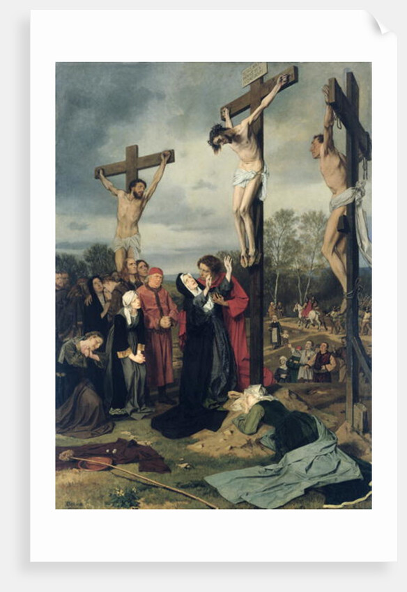 Crucifixion, 1873 by Eduard Karl Franz von Gebhardt