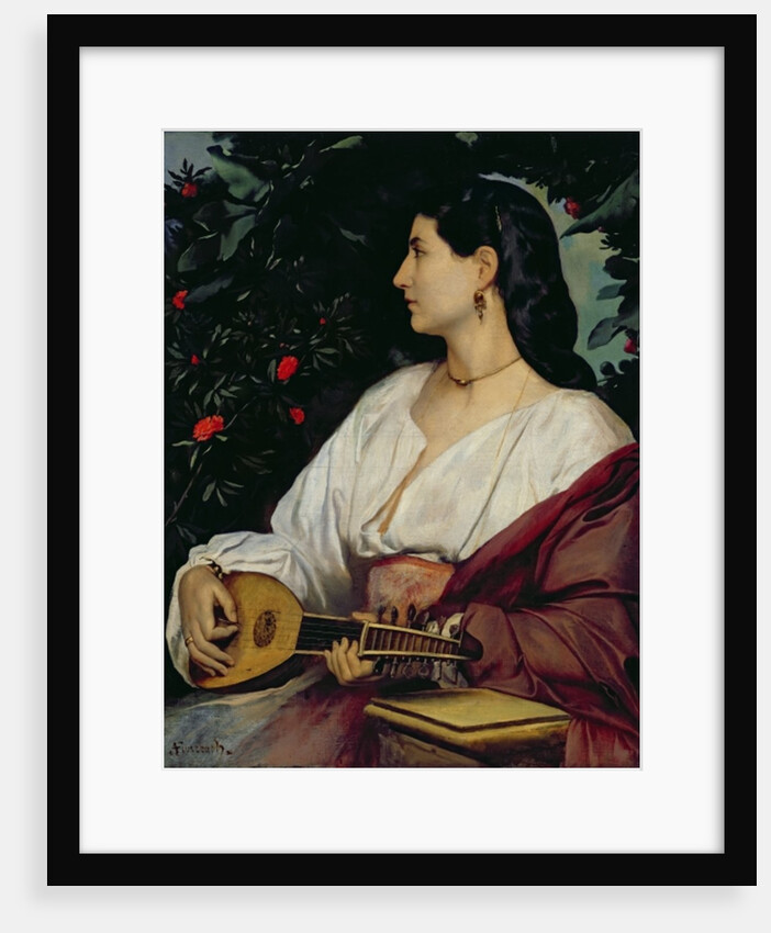 The Mandolin Player, 1865 by Anselm Feuerbach