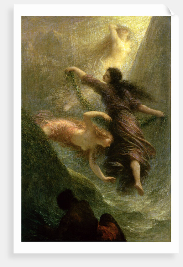 Rheingold, first scene, 1888 by Ignace Henri Jean Fantin-Latour