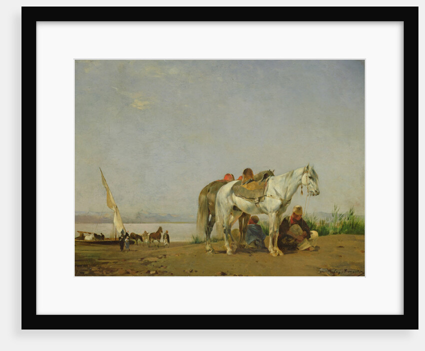 On the bank of the Nile, 1871 by Eugene Fromentin