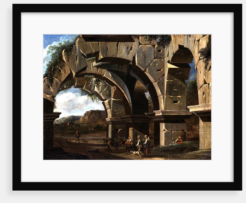 A Roman Ruin by Viviano Codazzi