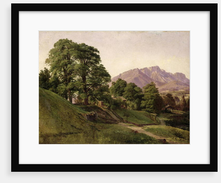 Landscape in Upper Bavaria, 1836 by Louis Gurlitt