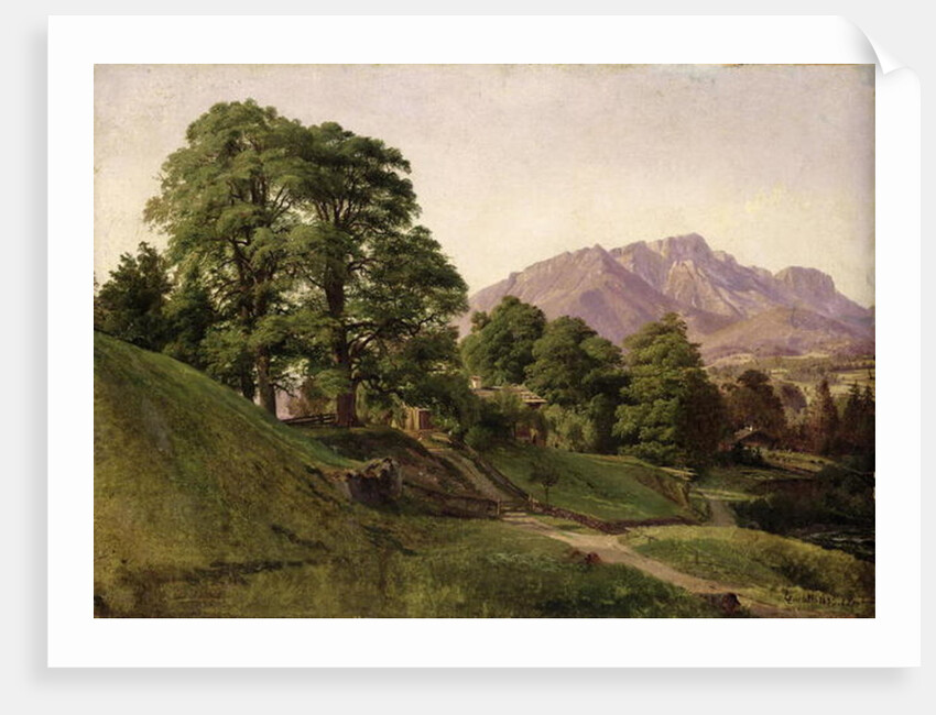 Landscape in Upper Bavaria, 1836 by Louis Gurlitt